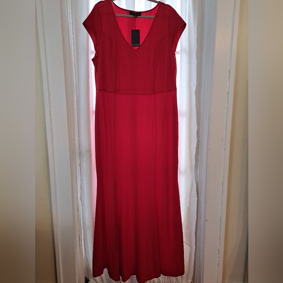 💃NWOT ELOQUII CAP SLEEVE GOWN💃 - Picture 5 of 6